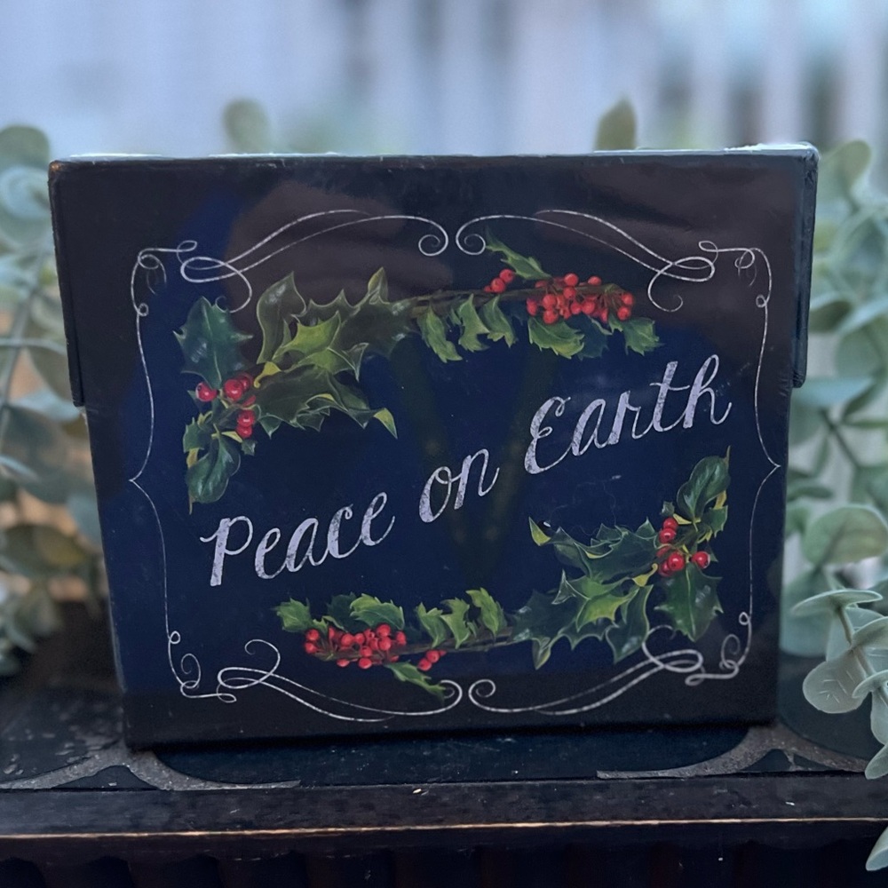 Art by Debbie Peace on Earth Christmas Cards